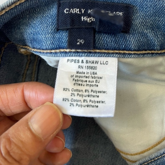 Veronica Beard Carly Kick Flare Jeans Bright Lakeshore Size 29 High Rise - Picture 11 of 15